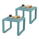 Weather Resistant Adirondack Outdoor Side Table Set of 2 by LJGDeals
