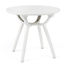 Weather-Resistant Circular Small End Table for Poolside and Balcony by DirectDeals