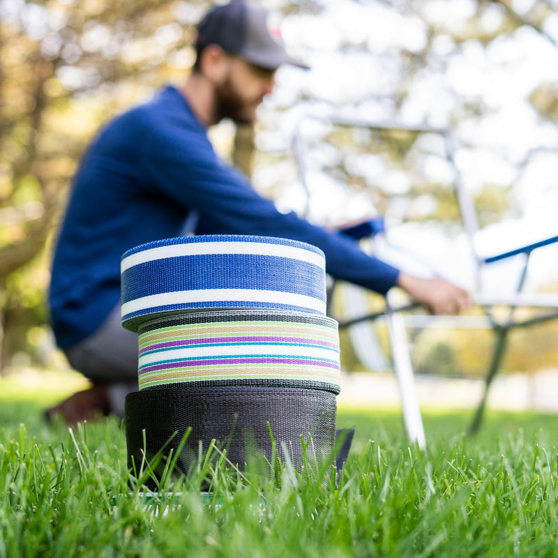 Blue and White Stripe