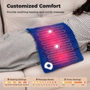 Weighted Heating Pad Electric Heated Pad with 2 Massagers Massaging Vibration by LJGDeals