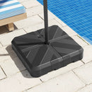 Weighted Offset Umbrella Base with Cross Bracket and Cut-out Handles by LJGDeals