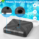 Weighted Offset Umbrella Base with Cross Bracket and Cut-out Handles by LJGDeals