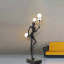 Welcome Sculpture Characters Floor Lamp