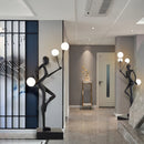 Welcome Sculpture Characters Floor Lamp