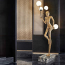 Welcome Sculpture Characters Floor Lamp
