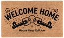 Welcome Home: House Keys Edition Coir Mat