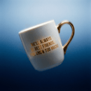 We'll Always Be Best Friends (You Know Too Much) Mug Gold Handle | Stoneware Coffee Tea Cup | 16oz