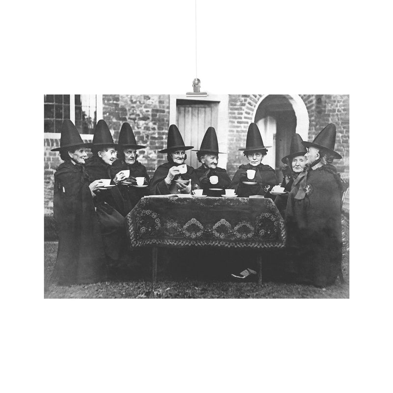 "Castle Rising Sisters" ("Welsh Witches' Tea Party") Matte Poster
