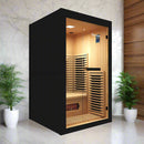 The Crown 2-Person Luxury Full Spectrum Infrared Sauna with Smart WiFi App Control