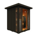 Peak Saunas Kilimanjaro 5-Person Outdoor Full Spectrum Infrared Sauna with XL Medical-Grade Red Light Therapy and Smart WiFi App Control