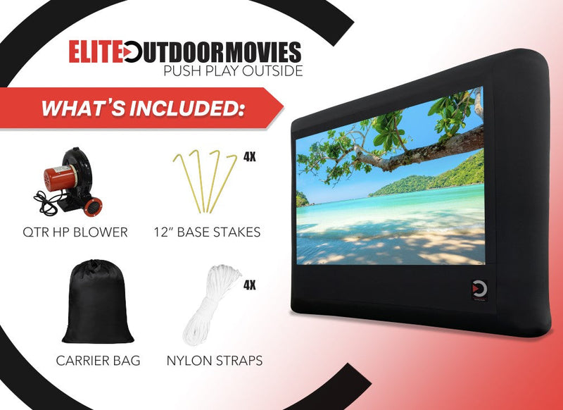 Elite Outdoor Movies 13' Nano Outdoor Cinema System