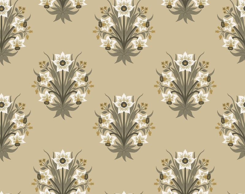Elegant Daffodils Wallpaper - Exclusive Luxe