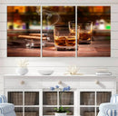 Whiskey Cuban Cigars Canvas Print