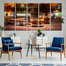 Whiskey Cuban Cigars Canvas Print