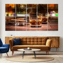 Whiskey Cuban Cigars Canvas Print