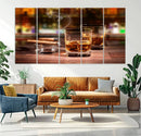 Whiskey Cuban Cigars Canvas Print