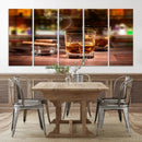 Whiskey Cuban Cigars Canvas Print