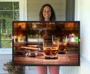 Whiskey Cuban Cigars Canvas Print