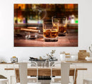Whiskey Cuban Cigars Canvas Print