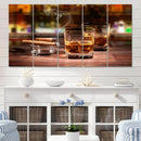 Whiskey Cuban Cigars Canvas Print
