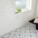 MSI Whisper White Glazed Handcrafted Polished Ceramic Subway Tile 3"x6"