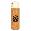 Cream Cork Sleeve Bottle with Flip Straw Lid | 25oz by Yoloha Yoga
