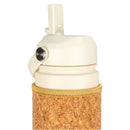 Cream Cork Sleeve Bottle with Flip Straw Lid | 25oz by Yoloha Yoga