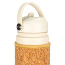 Cream Cork Sleeve Bottle with Flip Straw Lid | 25oz by Yoloha Yoga