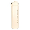 Cream Cork Sleeve Bottle with Flip Straw Lid | 25oz by Yoloha Yoga