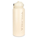 Cream Cork Sleeve Bottle with Flip Straw Lid | 32oz by Yoloha Yoga