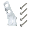 Aluminum 1" Flagpole Bracket - White by Flagman of America