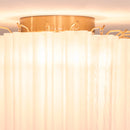 White Glass Tube Murano Ceiling Lamp