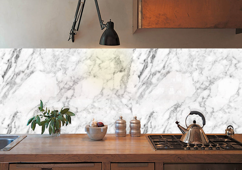 White-Marble-Look-Peel_Stick-Wall-and-Floor-PVC-Panel-16x24-BYZPVCPNL-product-backsplash-view