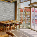 White Rock - Self-Adhesive 3D Peel & Stick Real Stacked Stone Tiles [Pack of 10] by Stone World LLC