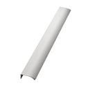 Matte White "Edge Straight" Tab Drawer Pulls