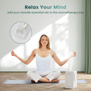 4L Ultrasonic Humidifier with Essential Oil Diffuser and 2 Mist Levels-White by LJGDeals