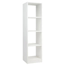 5 Tiers 4-Cube Narrow Bookshelf with 4 Anti-Tipping Kits by LJGDeals