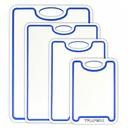 TRAPSKI Premium 1/2 Inch Thick HDPE Cutting Boards | Food-Grade Kitchen Prep Surface | Juice Grooves | Made in the USA
