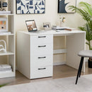 43.5 Inch Computer Desk with 4 Large Drawers-White by LJGDeals