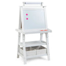 3 in 1 Double-Sided Storage Art Easel-Brown by LJGDeals
