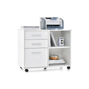 3-Drawer Mobile Lateral File Cabinet Printer Stand by LJGDeals