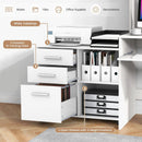 3-Drawer Mobile Lateral File Cabinet Printer Stand by LJGDeals
