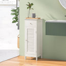 Woodern Bathroom Floor Storage Cabinet with Drawer and Shutter Door by LJGDeals