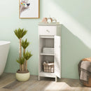 Woodern Bathroom Floor Storage Cabinet with Drawer and Shutter Door by LJGDeals
