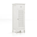 Woodern Bathroom Floor Storage Cabinet with Drawer and Shutter Door by LJGDeals