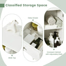 Woodern Bathroom Floor Storage Cabinet with Drawer and Shutter Door by LJGDeals