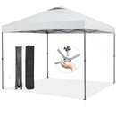 10 x 10 Feet Foldable Outdoor Instant Pop-up Canopy with Carry Bag-Blue by DirectDeals