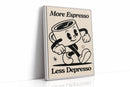 Caffeinated Cheer - Retro Coffee Art Print