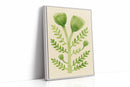 Elegant Green Botanical Watercolor Art Print