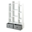 12-Tier Open-Back Freestanding Bookshelf with Drawer by LJGDeals